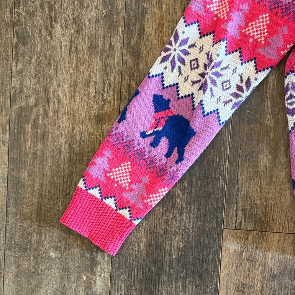 Colorful Pattern Kids Sweater - Picture 4 of 7